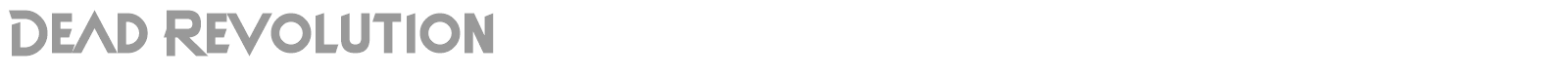 Dead Revolution font preview